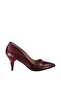 Burgundy Women's Heeled Shoes A922151109 - 4