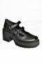 R996055009 Black Thick Heeled Women's Shoes - 8
