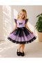 Kuromi Costume Kuromi Dress Kuromi Crown Kuromi Purple Bubble Hair Kuromi Heels Shoes Kuromi Gloves - 3