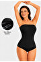 Women's Lycra Strapless Body Black - Long and Stretchy Undergarment & Seamless Undershirt 2025 - 5