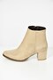 Beige/Brown Suede Women's Boots G654013102 - 5