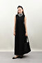 Black Knitwear Cardigan Dress Set - 3