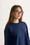 Asymmetric T-Shirt Navy Blue - 2