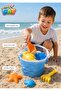 Sand Fun Ultimate Premier Set - Beach Bucket with Castle Molds and Tools - 3