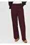 High Waisted Stitching Wideleg Jeans