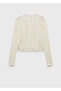 Strickjacke mit Stickerei - 3