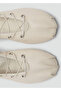 Cross Strap Leather Ballerina Shoes - 4
