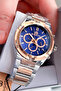 Special Boxed 5 Atm Water Resistant Men's Wristwatch Silver Rose Color Steel Band Bme2019C3 - 5