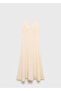 Embroidered Midi Length Dress - 3