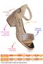 Alexa Daily Girl's 4 cm Heeled Sandals Evening Dress Shoes - 2