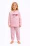 Smile Heart Themed Yavruağzı Girl's Two-Piece Set