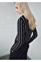 Striped polo collar sweater - 4