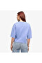 تي شيرت نسائي أرجواني كبير الحجم من Wardrobe Essentials - 2