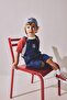 100% Cotton Baby Boy Jean Salopet Shorts Overalls H3129A526Hs - 2