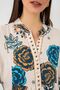 Bdart Ethnic Patterned V-Neck Buttoned Maxi Dress - 4