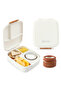 Mega Flex Bento Lunch Box 1864ml w/ Lunch Bag & 720ml Bottle | Leakproof Meal Set – Ivory Terracotta - 3