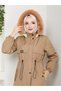 Bondit Coat with Hood, Elastic Waist and Fur Lining for Modest Wear Rc1205002 - 7