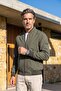 Men's Judge Collar Double Pocket Lined Seasonal Coat - A00003