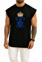 قصة فضفاضة سترة رياضية سويدية من طراز Gustaf V Royal Cypher Monogram Monarch Göğüs B مطبوع