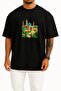 Oversized Tashkent Uzbekistan Chest Design Unisex T-Shirt