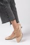 Gabriela Nude Patent Leather Women's Low Heeled Shoes - 5