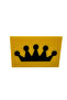 King's Crown Shutter Emblem Screw-on Yellow