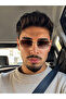 Ares Men's Square Rectangular 56-19-141 Eşref Single Sunglasses, Uv400 Protection, Retro Vintage Design, Stylish Premium Eyewear