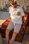 Arte Burgundy Striped Cotton Men's Shorts - 4