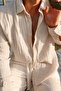 Maldiv Beige 100% Cotton Men's Shirt - 2