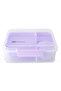 3/4/5 Convertible 1650ml Bento Lunch Box - Lilac - 2
