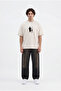 Men's Rebelious Character Oversize T-Shirt Space Gray - 7