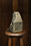 Khaki Canvas Men's Shoulder Bag - Casual Crossbody Messenger Bag - 3