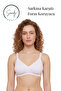 Triangular Minimizer Cotton Bra Without Underwire 2 Pack - 3