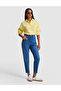 Blue Mom High Waist Fit Jean Trousers 50307851-Vr036