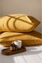 Orange Colored Cotton Ranforce Fabric Covered Pillowcase 2 Pieces 50X70 cm