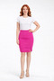 High Waist Stoned Knitwear Pencil Skirt