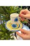 Set of 6 Porcelain Solaris Coffee Cups