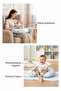 Butterfly Series White Blue Breastfeeding Pillow - 2