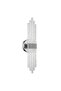 Bhbackhome Aura Large 51 سم - مصباح حائط بتصميم عصري LED - فضي - أبيض LED