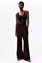 Linen-blend drawstring trousers - 2