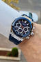 Navy Blue Color Inner Indicators Active Men's Wristwatch Fciste363 - 3