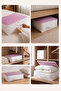 Set of 5 Organizer Quilt Scrap Pink Striped 53x44x20 - 3