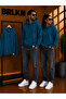 Unprinted Hooded Lover Combination Sweatshirt