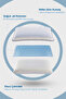Visco Pillow Orthopedic Cooling Gel Pillow – Visko Orthopedic Cool Pillow Neck Support - 3