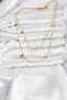 316L Steel Chain Gold Color Sequin Women's Necklace - 2