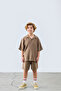 Coco Stitched Detailed Shirt and Shorts Set