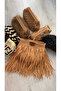 Handmade Wicker Raffia Tassel Handbag 40X50Cm Wicker Color - 4