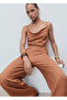 Long Draped Collar Jumpsuit - 7