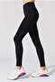 Women's Footless Knitted Tights Black