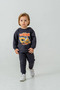 9-24 Months Nature Work Baby Boy Suit-Smoked - 4